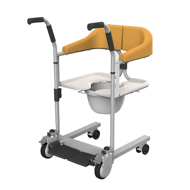 Patient Lift Transfer Chair Wheelchair Lightweight Rolling Shower