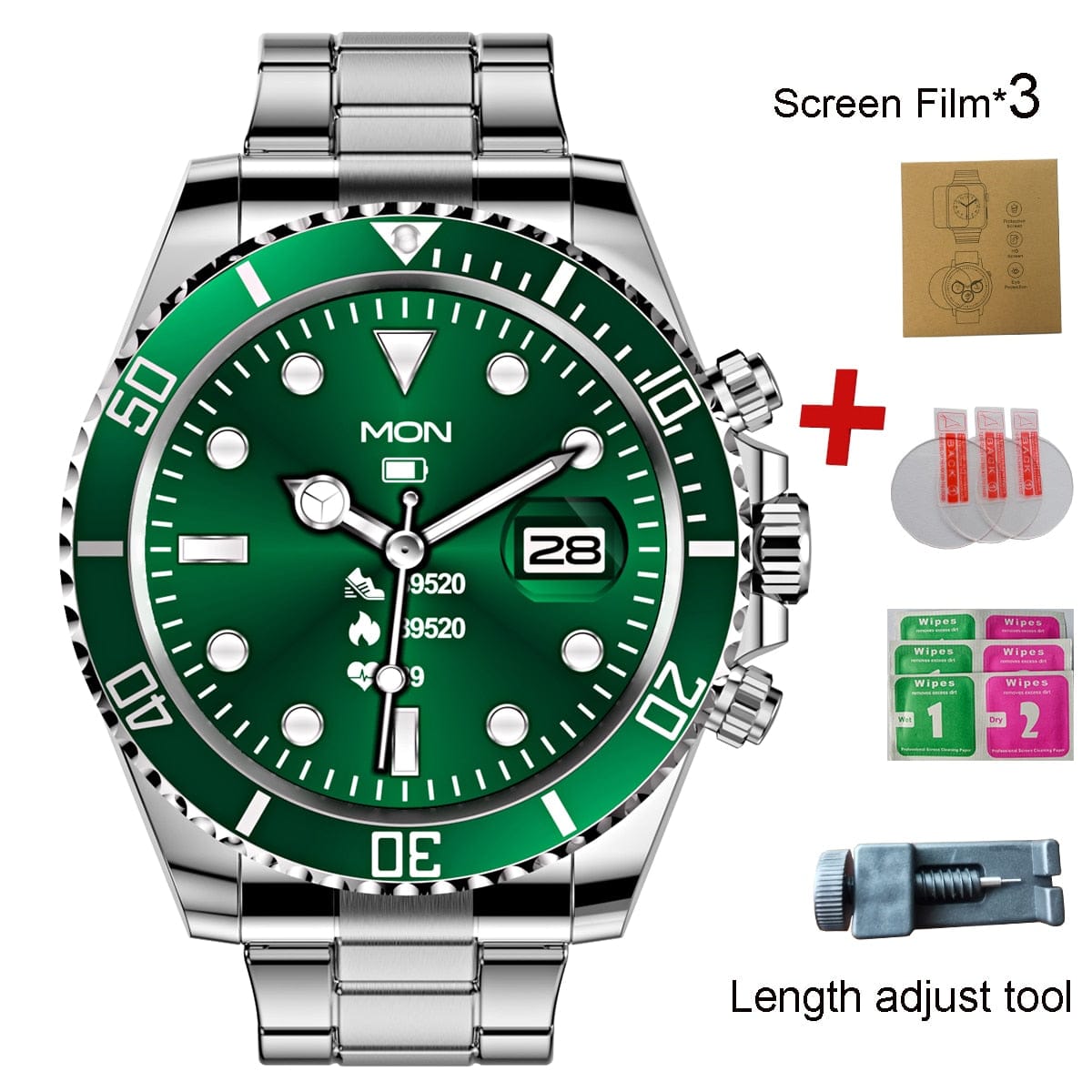 Elegant Multifunctional Smartwatch Green9