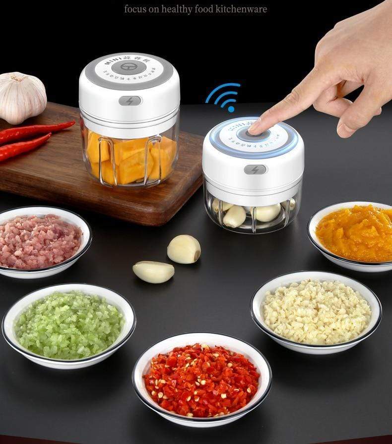 Euro Cuisine Cordless / Rechargeable Chopper with Scale and two