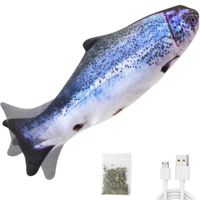 30cm USB Electric Charging Simulation Dancing Jumping Moving Fish Cat Toys  - China Pet Products and Pet Accessories price