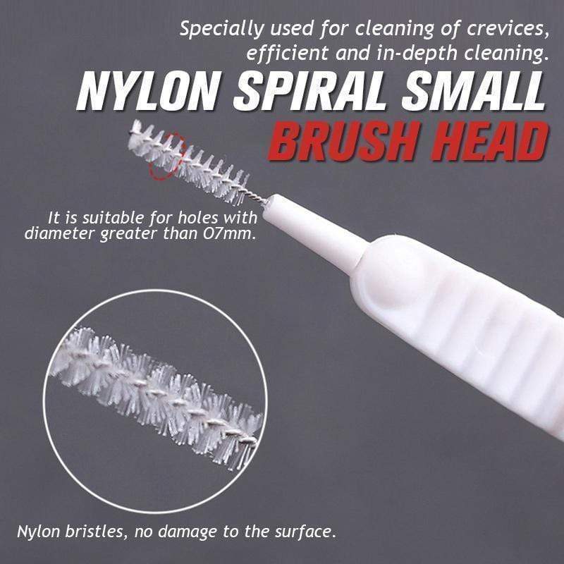 Shower Head Cleaning Brush, Shower Head Cleaner Tool AntiClogging Cleaning Brush for Shower Head Polypropylene Nylon Stainless Steel Suitable for