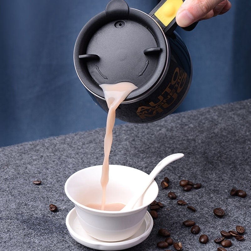 USB Kitchen Electric Mixing Cup Stirring Coffee Cup Automatic Mixing Mugs  Cup Lazy Rotating Magnetic Car Mounted Water Cup