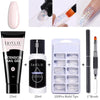 SearchFindOrder 033 Blossom Gel French Elegance Nail Kit 15ml Quick Extension Gel Set Soak Off Formula for DIY Manicures and Nail Art Perfection