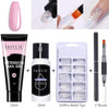 SearchFindOrder 034 Blossom Gel French Elegance Nail Kit 15ml Quick Extension Gel Set Soak Off Formula for DIY Manicures and Nail Art Perfection