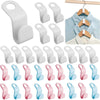 SearchFindOrder 10/5Pcs Closet Space-Saving Hanger Hooks: Wardrobe Organizer Clips