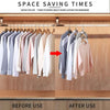 SearchFindOrder 10/5Pcs Closet Space-Saving Hanger Hooks: Wardrobe Organizer Clips