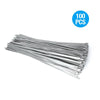 SearchFindOrder 100Pcs Stainless Steel Zip Ties 