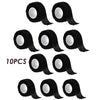 SearchFindOrder 10Pcs Black Self Adhesive Furniture Guard Pro Shield Chair Leg Protectors Tape