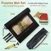 SearchFindOrder 1500pcs set Black Portable Puzzle Roll Mat Blanket