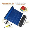 SearchFindOrder 1500pcs set blue Portable Puzzle Roll Mat Blanket