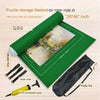 SearchFindOrder 1500pcs set Green Portable Puzzle Roll Mat Blanket