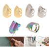 SearchFindOrder 1pc Adjustable Thimble Retro Armor Finger Protect Needle Ring Golden/Silver/Colorful Metal Sewing Crochet