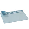 SearchFindOrder 1pcs Blue Washable Silicone Craft Painting Mat