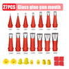 SearchFindOrder 27PCS Stainless Steel Caulk Nozzle Applicator