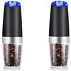 SearchFindOrder 2pcs black Electric Salt & Pepper Grinder Set