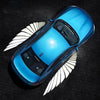 SearchFindOrder 2PCS Rearview Mirror Light Angel Wings Carpet Projection