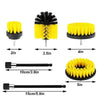 SearchFindOrder 3Pcs Electric Scrubber Brush Drill Set