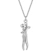 SearchFindOrder 47cm S Pendant Exquisite Couple's Hugging Pendant Necklace