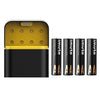 SearchFindOrder 4AA 1Cabin 8-Slot Fast Charger for 1.5V Lithium-Ion AA Rechargeable Batteries