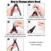 SearchFindOrder 5-in-1 Interchangeable Pliers Kit