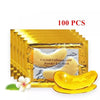 SearchFindOrder 50Pairs(100pcs) Golden Crystal Collagen Eye Mask for Anti-Aging