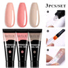 SearchFindOrder 55245-5 Blossom Gel French Elegance Nail Kit 15ml Quick Extension Gel Set Soak Off Formula for DIY Manicures and Nail Art Perfection