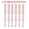 SearchFindOrder 6 macaroon pink Magic Flow 6-Piece Infinite Inkless Fountain Pen Set for Art, Sketching, and Kids' Gifts