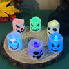 SearchFindOrder 6pcs Halloween Led Ghost Pumpkin Candle Light