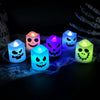 SearchFindOrder 6pcs Halloween Led Ghost Pumpkin Candle Light