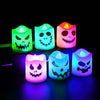 SearchFindOrder 6pcs Halloween Led Ghost Pumpkin Candle Light