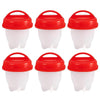 SearchFindOrder 6pcs Non-stick Silicone Egg Cook Cups