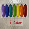 SearchFindOrder 7pcs Kid Safe Colorful Peanut Crayons 24/12pcs Washable Watercolor Sticks