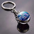 SearchFindOrder A-Pisces Luminous Double-Sided Glass Zodiac Keychain