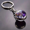 SearchFindOrder A-Virgo Luminous Double-Sided Glass Zodiac Keychain