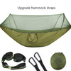 SearchFindOrder Army Green-6 rings Lightweight Mosquito Net Hammock for 1-2 Persons, Indoor/Outdoor, Quick-Drying.