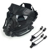 SearchFindOrder BK-GY / CHINA Adjustable Airsoft Halloween Mask