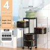 SearchFindOrder Black 4 layers / China Modular Multilayer Kitchen Vegetable and Fruit Organizer