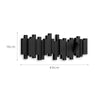 SearchFindOrder Black / 49x18cm Nordic Multi-Hook Wall Coat Rack