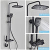 SearchFindOrder Black LCD / China Elegant Modern 4-Function LCD Rainfall Shower Faucet System