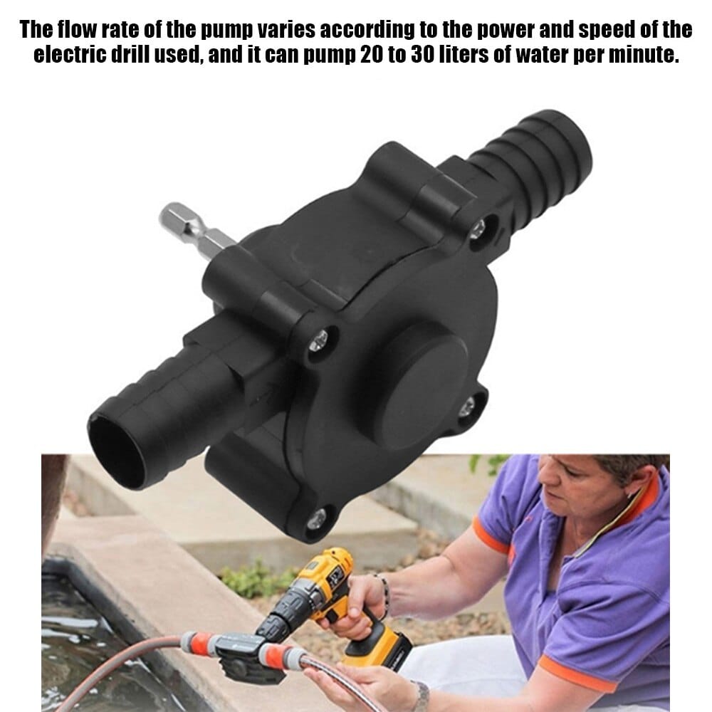 Mini Electric Drill Pump Portable Home Garden Outdoor Hand Drill