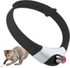 SearchFindOrder black Smart Electric Cat Collar USB Rechargeable Interactive Laser Toy for Kittens