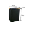 SearchFindOrder black style A / XL Tri Section Extra Large Laundry Hamper with Lid