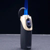 SearchFindOrder Blue Flame Pro Touch Triple Torch Lighter USB Charge, Gas Mix & Electric Display