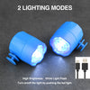 SearchFindOrder Blue Glow Stride Rechargeable LED Shoe Lights 2 Pcs