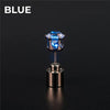 SearchFindOrder Blue LED Flash Bling Earrings