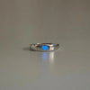 SearchFindOrder blue Luminous Ring for Couples