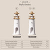 SearchFindOrder Bluetooth Moon Projection Night Light with Music, Dimmable Motion Sensor, and Lighthouse Atmosphere Lamp