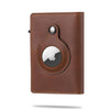 SearchFindOrder Brown Airtag Wallet Men