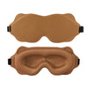 SearchFindOrder Brown Blackout Eye Mask for Sleeping