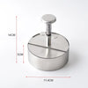 SearchFindOrder Burger Press Round Shape Stainless Steel Non-Stick Adjustable Hamburger Patty Maker